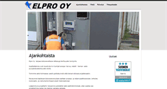 Desktop Screenshot of elpro.fi