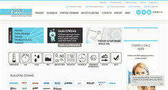 Desktop Screenshot of elpro.si