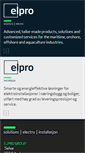 Mobile Screenshot of elpro.no