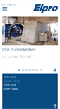 Mobile Screenshot of elpro.de