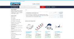 Desktop Screenshot of elpro.nl