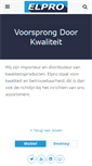 Mobile Screenshot of elpro.nl