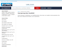 Tablet Screenshot of elpro.nl
